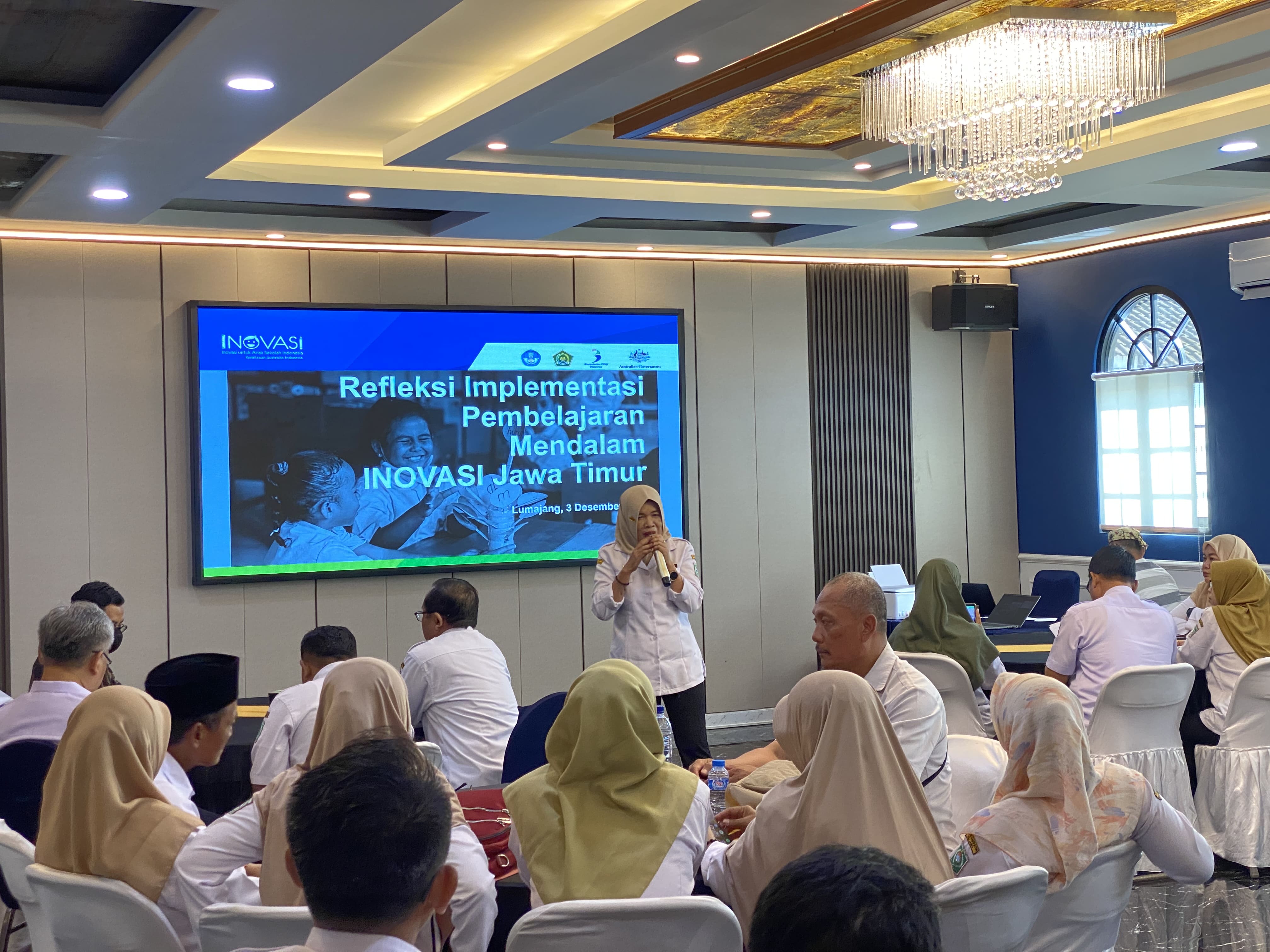 Perkuat Implementasi Pembelajaran Mendalam, Dindikbud dan INOVASI Gelar Refleksi Pasca OJT di Alka Cafe